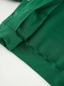 小男童卡通和字母圖案學院風夾克