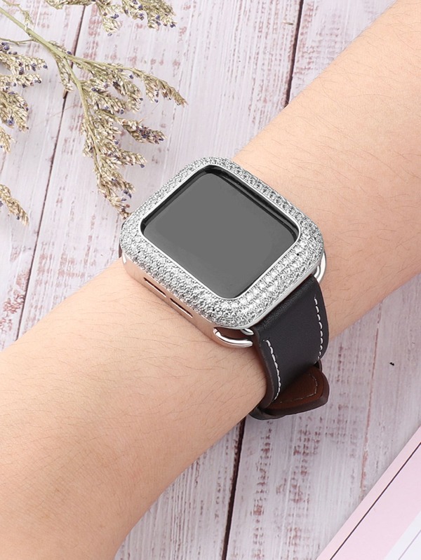 Rhinestone Decor Case Compatible With Apple Watch SHEIN USA