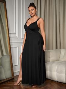 SHEIN SXY Cami Kleid mit Schlitz