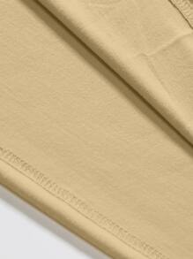 Manfinity Homme Men Letter Graphic Tee & Joggers - Multicolor - View 5