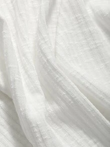 DAZY Solid Zip Up Drawstring Hoodie - White - View 5