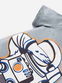 SHEIN 男孩宇航員印花睡衣套裝 - 彩色 - 查看 3