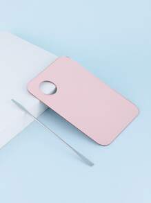 1 套亚克力调色板、粉底、指甲油可调节、带搅拌棒、易于清洁、化妆、便宜、房间装饰、梳妆台、旅行、卧室、化妆配件 - 彩色 - 查看 4