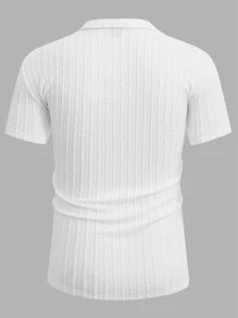 Manfinity RebelGame Men Solid Polo Shirt - White - View 2