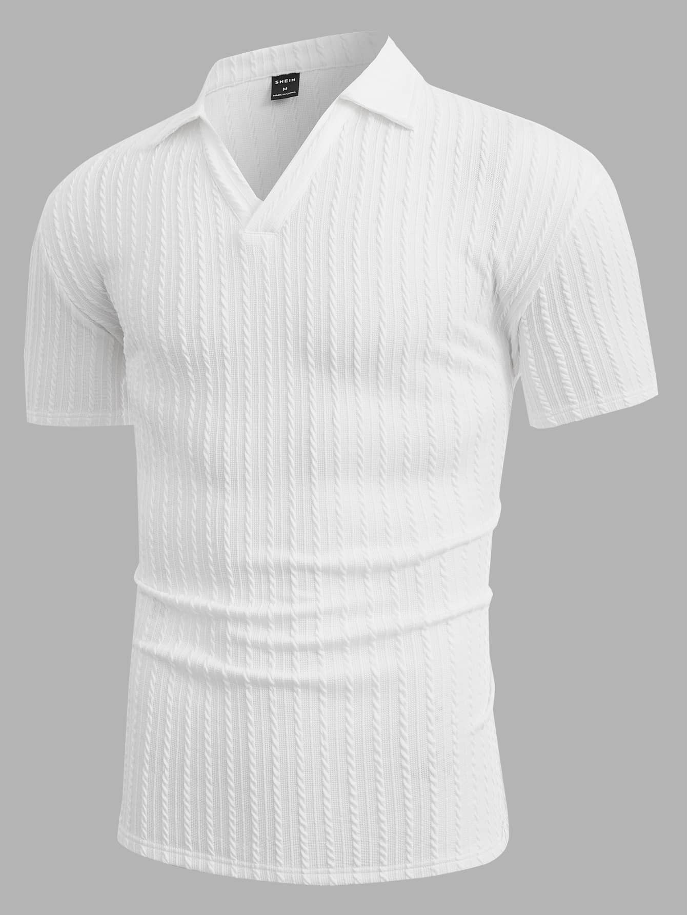 Manfinity RebelGame Men Solid Polo Shirt - White - View 1