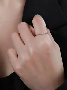 Rhinestone trang trí ban nhạc cưới bạc - Bạc - Xem 2