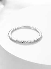 Rhinestone trang trí ban nhạc cưới bạc - Bạc - Xem 4