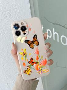 Coque de téléphone motif papillon - Multicolore - Voir 3