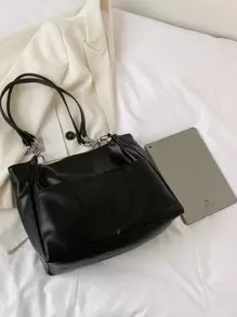 Minimalist Chain Shoulder Tote Bag For Teen Girls Women College Students, Rookies & White-Collar , Commute Best Bag For Women, Business Casual Women Bag, Perfect For Office, Business And Work Back To School, Large Capacity, Suitable For Teen Girls Women College Students College, Work, Business, Commute, Outdoors, Travel, Outings, Japanese Bag, Work Bag Women, Ideal For Everyday Elegance & Special Occasions, Street & Japanese Bag For Women, New Fashionable Big Bags For Women