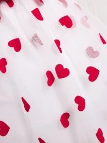 小女童心網紗邊吊帶洋裝