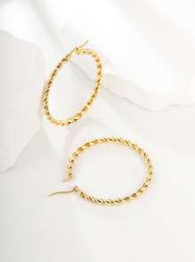 Vòng khuyên tai - Vàng - Xem 4