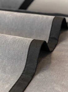 1pc Letter Graphic Anti-slip Sofa Towel - Dark Grey - View 6