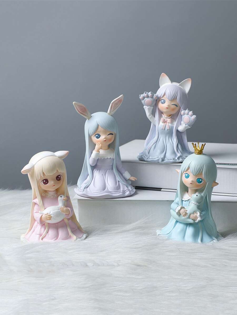 1pc Figure Design Random Decoration Craft Best Gifts Birthday - Multicolor - View 1