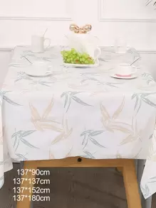 Leaf Pattern Tablecloth - Multicolor - View 2