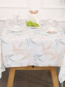 Leaf Pattern Tablecloth - Multicolor - View 3