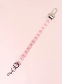 Accesorios para mascotas (gatos y perros) con un diseño de corazón en estilo poliéster, un cinturón de con forma de corazón adecuado para gatos y perros pequeños