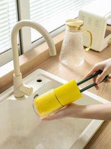 1pc Random Color Cup Cleaning Brush - Multicolor - View 4