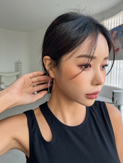 DAZY Anting Hoop Minimalis