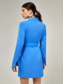 BizChic 西裝領腰帶西裝洋裝