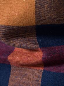 Manfinity Homme Men Plaid Print Button Up Shirt - Multicolor - View 3