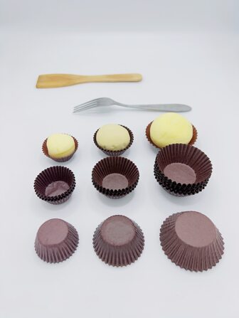 100pcs Round Cupcake Liner Back To School