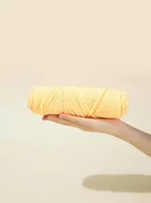 1 Skein Sợi DIY Sang trọng - Màu vàng - Xem 3