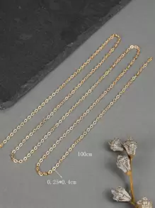 1卷100CMDIY鏈條 - 金黃色 - 查看 4