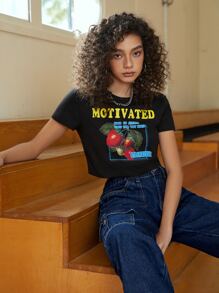 SHEIN EZwear 翻蓋口袋工裝牛仔褲