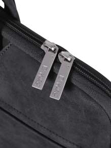 canvas artisan Túi máy tính xách tay trang trí nhãn 1 cái - màu đen - Xem 5