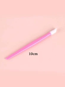 FULL BEAUTY 3 Nhựa Móng Tay Nghệ Thuật Dính Mềm Loại Bỏ Bút Áp Lực Cắt Dụng Cụ Đẩy 2 Cách Dính Mịn Cho Dụng Cụ Làm Móng - Nhiều màu - Xem 4