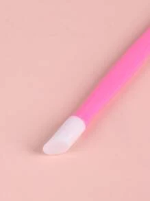 FULL BEAUTY 3 Nhựa Móng Tay Nghệ Thuật Dính Mềm Loại Bỏ Bút Áp Lực Cắt Dụng Cụ Đẩy 2 Cách Dính Mịn Cho Dụng Cụ Làm Móng - Nhiều màu - Xem 5