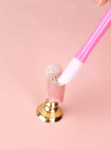 FULL BEAUTY 3 Nhựa Móng Tay Nghệ Thuật Dính Mềm Loại Bỏ Bút Áp Lực Cắt Dụng Cụ Đẩy 2 Cách Dính Mịn Cho Dụng Cụ Làm Móng - Nhiều màu - Xem 6
