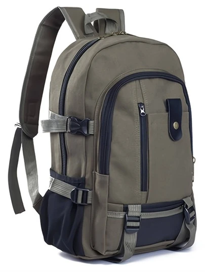 Men's Wear-Resistant Canvas Lightweight Breathable Vintage Backpack Laptop Rucksack Fathers Day Gifts Summer College Bag Dad School Bag Back To School Bag For School Multi-Functional For Books For School Supplies Teenagers Freshmen High School University Dorm Practical Extra Large School Backpack Commute Students Book Bag Halloween Gifts For Men Fall Christmas Scream Bag For Men Backpack Winter Christmas Gifts Travel Bag