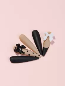 使用 3D 美甲装饰改变你的指甲 1 盒蝴蝶结美甲装饰 适合女性和女孩 DIY 美甲饰品 美甲宝石 美甲用品