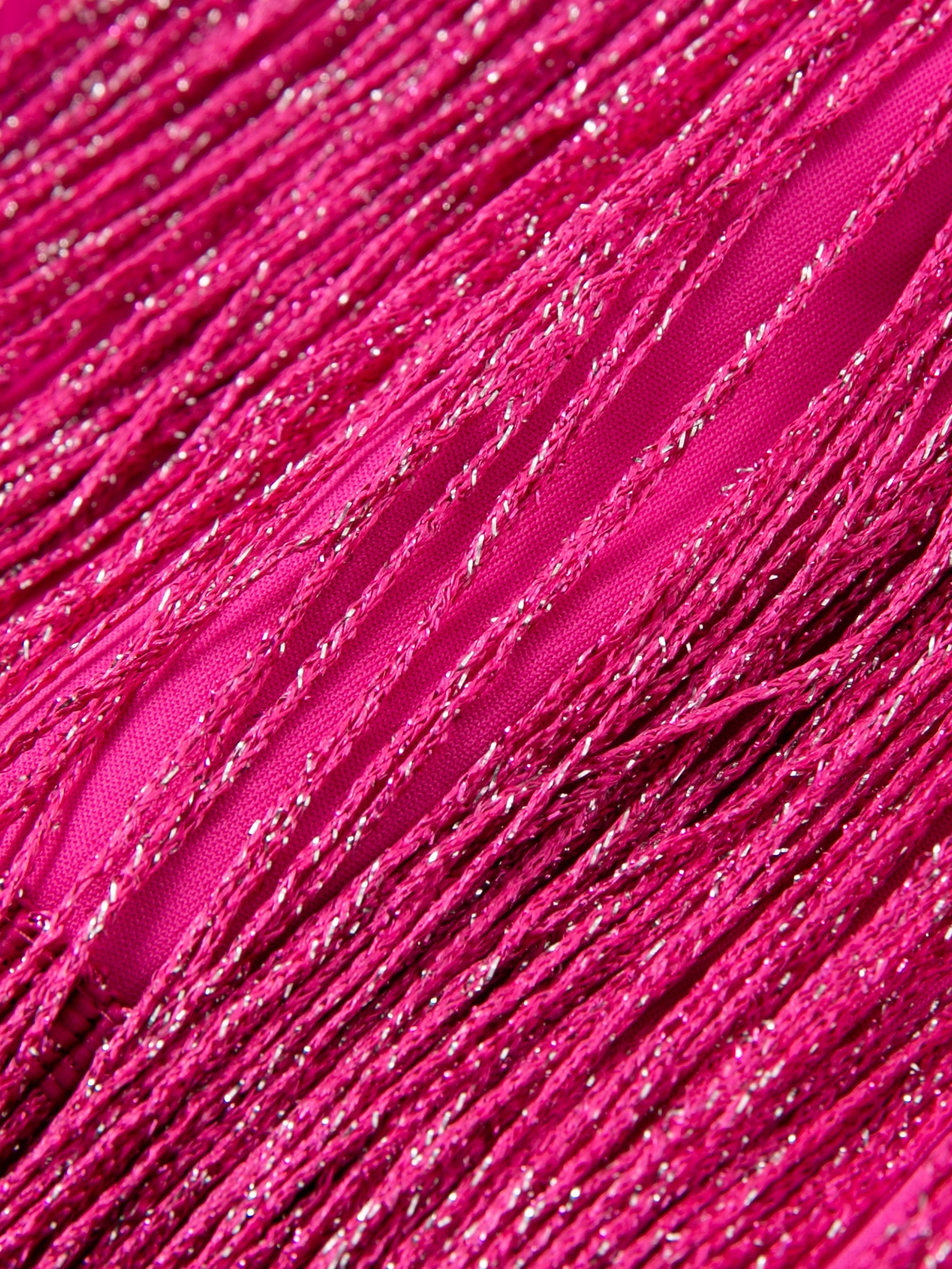 Glamaker Off Shoulder Fringe Trim Dress SHEIN USA