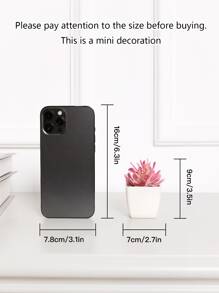 1pc/3pcs/5pcs Artificial Mini Succulent Potted Plants Decor, Home Decor For Living Room, Bedroom, Bathroom, Valentine's Day, Wedding, Thanksgiving, Mother's Day Gifts - Pink - View 4