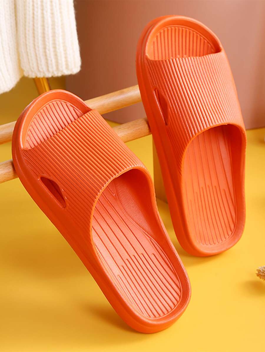 Zapatillas Ligeras Y Transpirables De Materiales Eva Antideslizantes Para El Hogar Para Mujer, Adecuadas Para Todas Las Estaciones Y Uso En Exteriores - Naranja - Ver 1