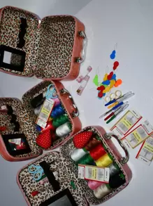 1box Portable Sewing Kit - Pink - View 5