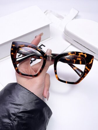 玳瑁色貓眼眼鏡