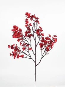 1/5 件家居装饰人造花，梅花，适合家居、陈列室装饰、客厅、新房装饰 - 彩色 - 查看 4