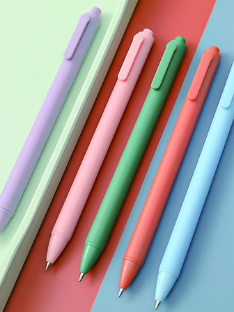 5pcs Mixed Color Gel Pen