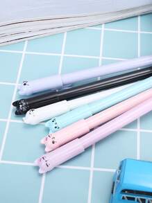 2入組貓貓設計隨機中性筆 - 彩色 - 查看 3
