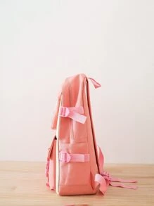 5pcs Cartoon Graphic Functional Backpack Set - Pink - View 5