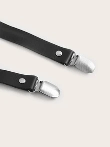 Calcetines de malla con diseño de lazo con liga & - Negro - Ver 3