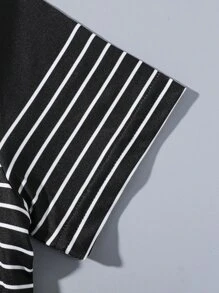 Toddler Boys 3pcs Striped Print Tee - Multicolor - View 8