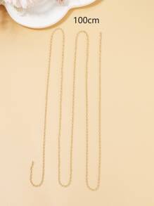 1入組鏈條DIY首飾配件 - 金黃色 - 查看 3