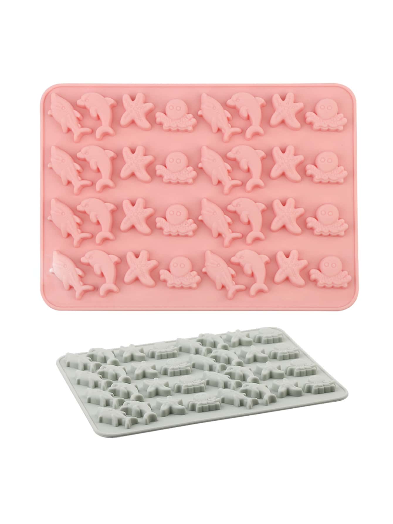 1 Sao Biển Và Cá Heo Hình Màu Ngẫu Nhiên Tự Làm Khuôn Silicon - Nhiều màu - Xem 1