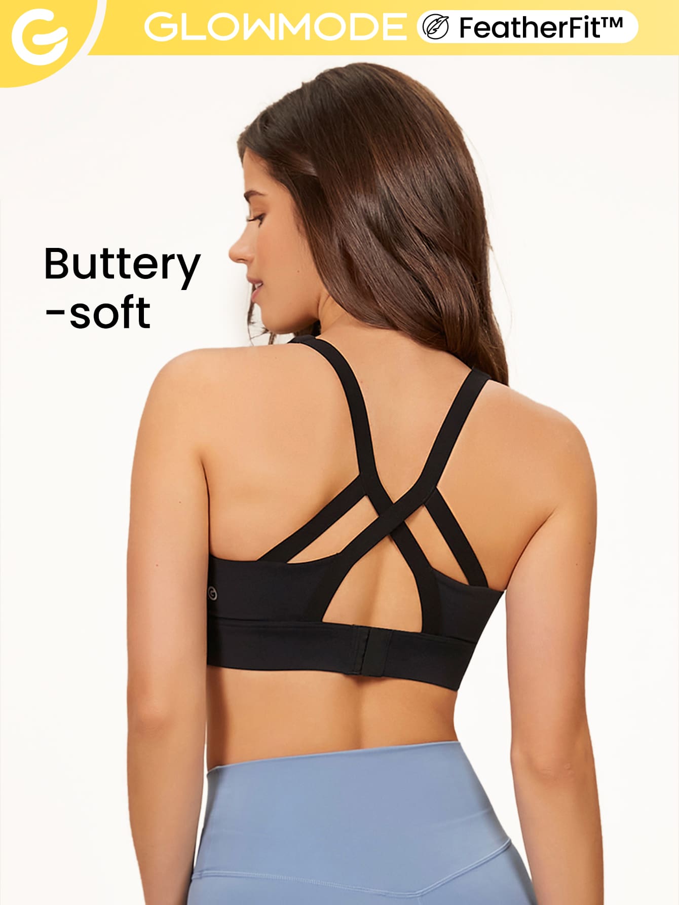 GLOWMODE FeatherFit™ Buckle Up Sports Bra