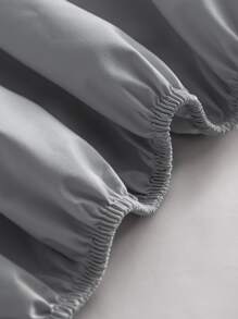 1 pieza Sábana bajera liso impermeable - Gris Claro - Ver 8