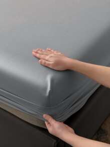 1 pieza Sábana bajera liso impermeable - Gris Claro - Ver 7